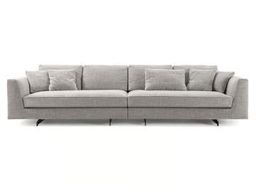 DAVIS FREE - Sectional fabric sofa with removable cover by Frigerio