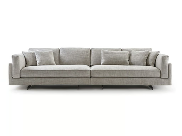 DAVIS IN - Sectional fabric sofa with removable cover by Frigerio