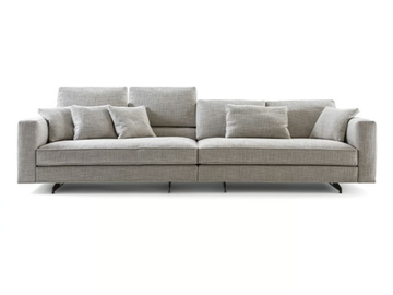 DAVIS OUT - Sectional fabric sofa by Frigerio