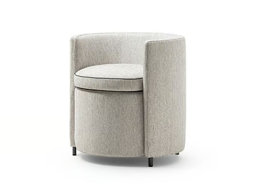 LOU - Upholstered fabric chair by Frigerio