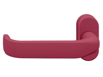 FSB 06 1268 - Powder coated aluminium door handle on rose by FSB