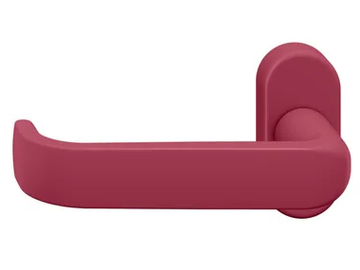 FSB 09 1268 - Powder coated aluminium door handle on rose by FSB