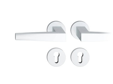 FSB 12 1241 - Aluminium door handle with lock by FSB