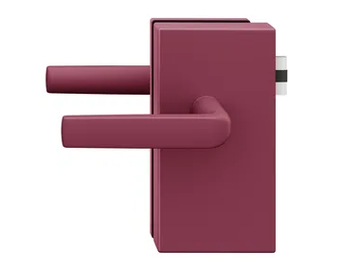 FSB 13 4220 - Powder coated aluminium glass door handle by FSB