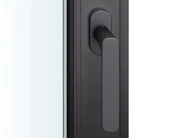 FSB 34 1289 - DK aluminium window handle on rose by FSB
