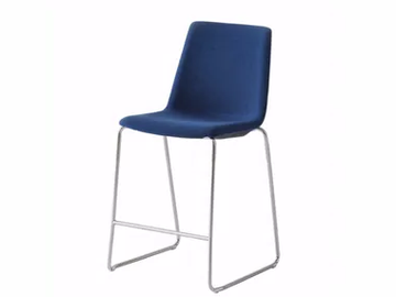 AKAMI IST 65 - Sled base high upholstered stool by GABER