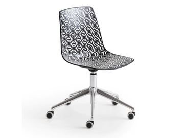 ALHAMBRA 5R - Swivel height-adjustable office chair with 5-Spoke base by GABER