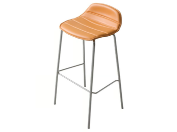 ALHAMBRA I67/77 - High upholstered barstool by GABER