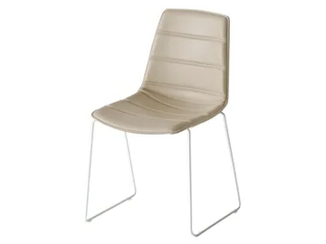 ALHAMBRA IST - Sled base upholstered chair by GABER