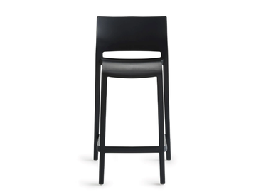 BAKHITA 76 - High stackable stool with footrest by GABER