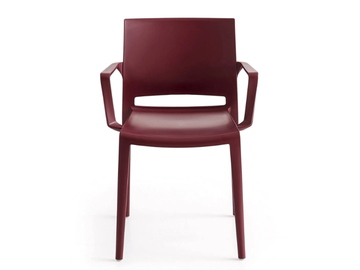 BAKHITA - Stackable chair with armrests by GABER