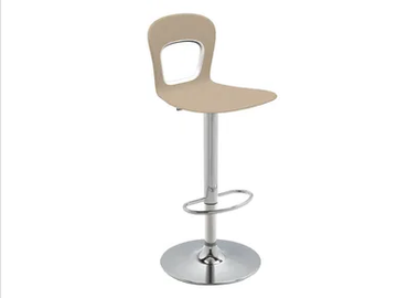 BLOG 145A/AV - High stool height-adjustable with footrest by GABER