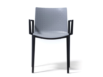 CLIPPERTON B - Stackable technopolymer chair with armrests by GABER