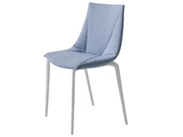 COLORFIVE WRAP TP - Upholstered stackable chair by GABER