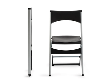 COMPACT - Folding aluminium chair by GABER