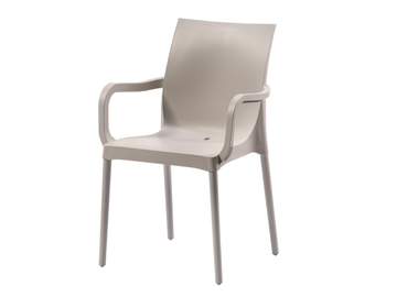 IRIS B - Technopolymer chair with armrests by GABER