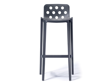 ISIDORO 66/76 - High technopolymer stool with footrest by GABER