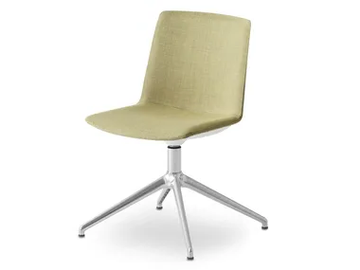 JUBEL IL - Trestle-based upholstered office chair by GABER