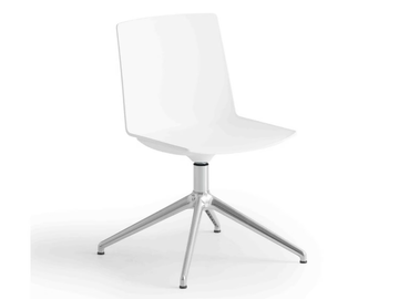 JUBEL L - Swivel trestle-based technopolymer office chair by GABER