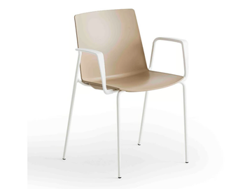 JUBEL TB - Technopolymer chair with armrests with linking device by GABER
