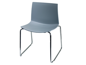 KANVAS 2 ST - Sled base technopolymer chair by GABER