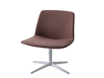 KANVAS LOUNGE - Swivel upholstered with 4-spoke base easy chair by GABER