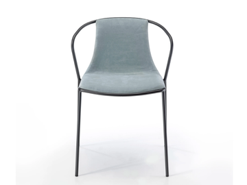 KASIA UPH - Fabric chair with integrated cushion by GABER