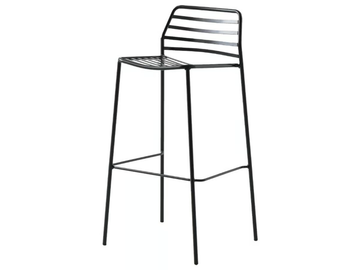 LINK - Stackable high painted metal garden stool by GABER