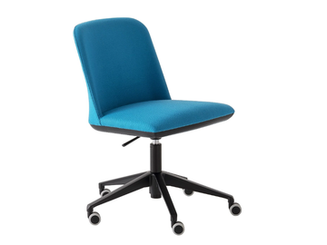 MANAA SLIM 05R - Height-adjustable upholstered office chair with castors by GABER