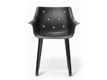 MORE NA - Technopolymer chair with armrests by GABER