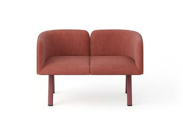 PANKY - 2 seater sectional fabric sofa by GABER