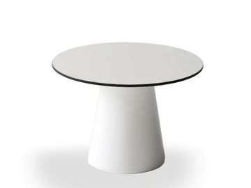 ROLLER - Low round technopolymer coffee table by GABER
