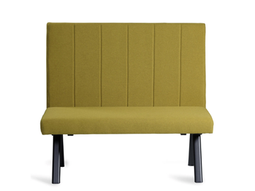 SOCIAL-IZE - Upholstered bench high-back by GABER