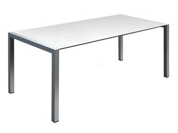 SPACE - Rectangular aluminium table by GABER