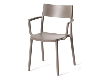 TO-ME B - Technopolymer chair with armrests by GABER