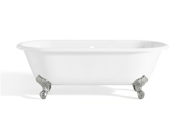 DUAL - Oval cast iron bathtub on legs by Gaia Mobili