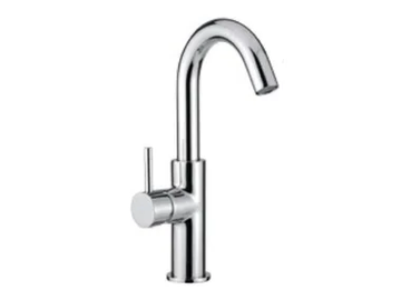 TOKYO - Countertop single handle steel washbasin tap by Gaia Mobili
