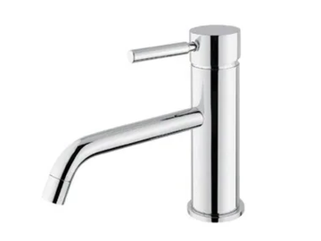 TOKYO - Countertop single handle steel washbasin tap by Gaia Mobili