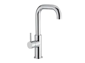 TOKYO - Countertop single handle steel washbasin tap by Gaia Mobili