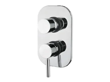 TOKYO - Recessed single handle steel shower tap with diverter by Gaia Mobili