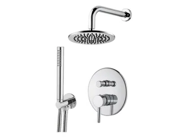 TOKYO - Recessed steel shower set with hand shower by Gaia Mobili