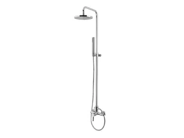 TOKYO - Wall-mounted steel shower panel with hand shower by Gaia Mobili