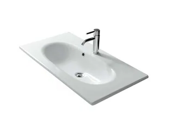 ERGO 7102 - Single ceramic washbasin by GALASSIA