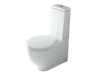 ERGO - Close coupled ceramic toilet by GALASSIA