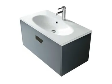 ERGO - Wall-mounted vanity unit by GALASSIA