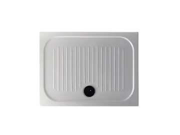 H6 - FLAT - 75 x 100 - Anti-slip rectangular shower tray by GALASSIA