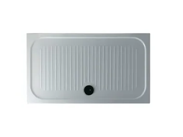 H6 - FLAT - 80 x 140 - Anti-slip rectangular shower tray by GALASSIA