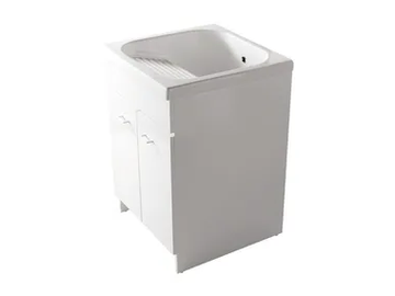 OSIRIDE - Laundry room cabinet with hinged doors by GALASSIA