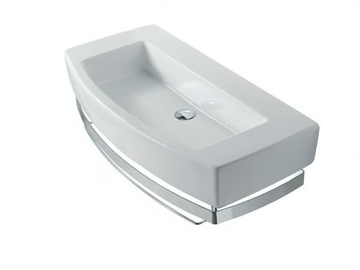 SA.02 100 - Rectangular ceramic washbasin by GALASSIA