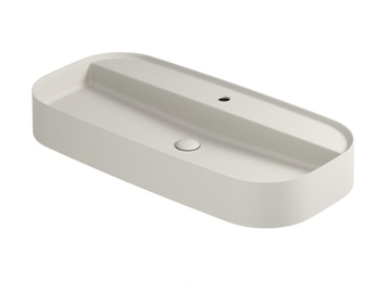 SMART B 7410 - Countertop rectangular ceramic washbasin by GALASSIA
